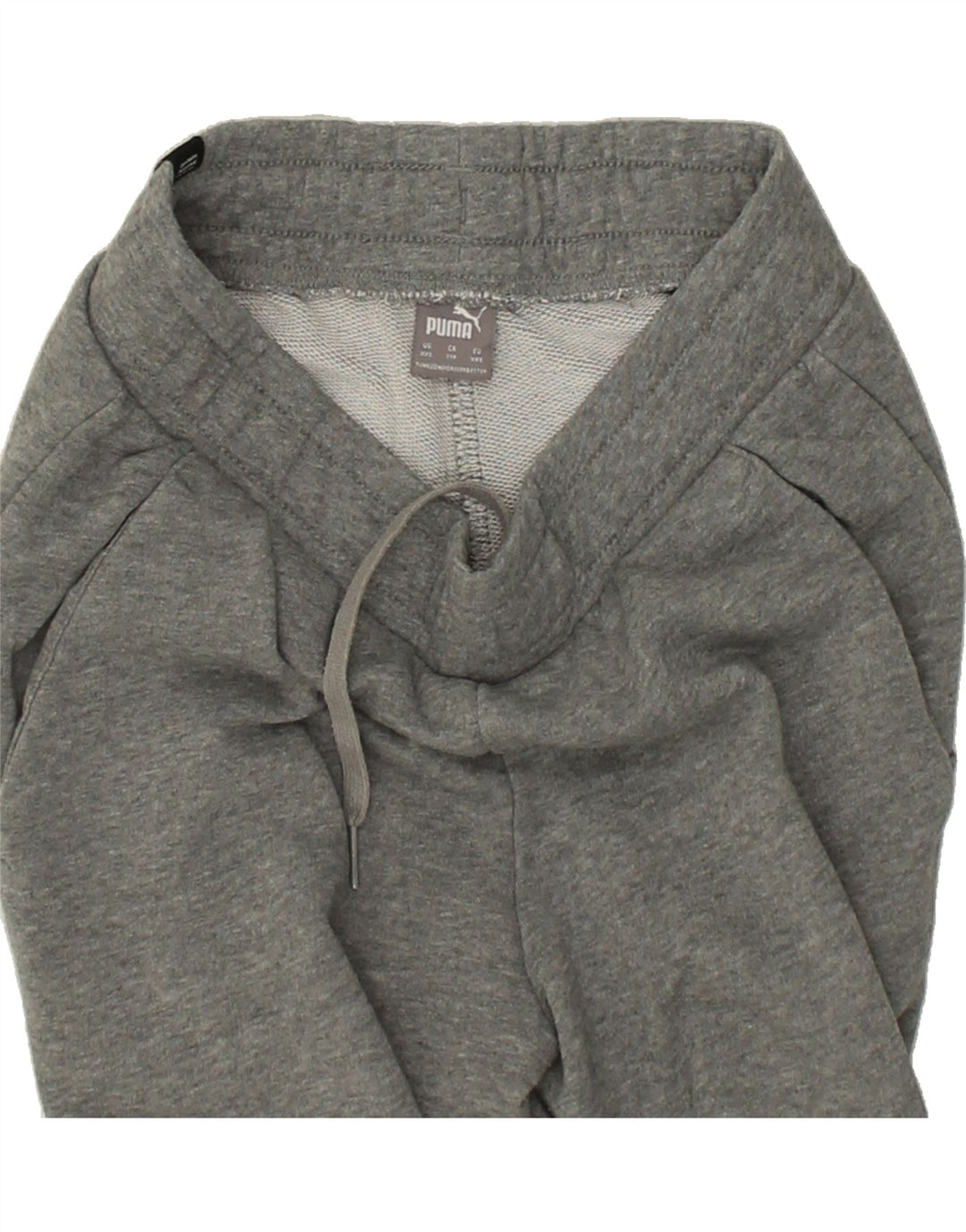 PUMA Boys Graphic Tracksuit Trousers Joggers 7-8 Years 2XS Grey | Vintage Puma | Thrift | Second-Hand Puma | Used Clothing | Messina Hembry 