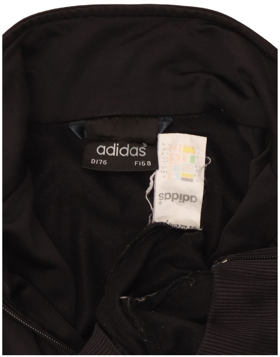 Ανδρική φόρμα ADIDAS Top Jacket UK 34/36 Small Black Polyester