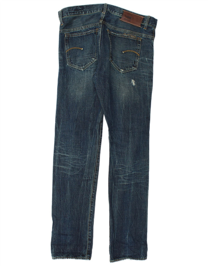 Ανδρικό G-Star Distressed Slim Jeans W33 L34 Μπλε βαμβακερό
