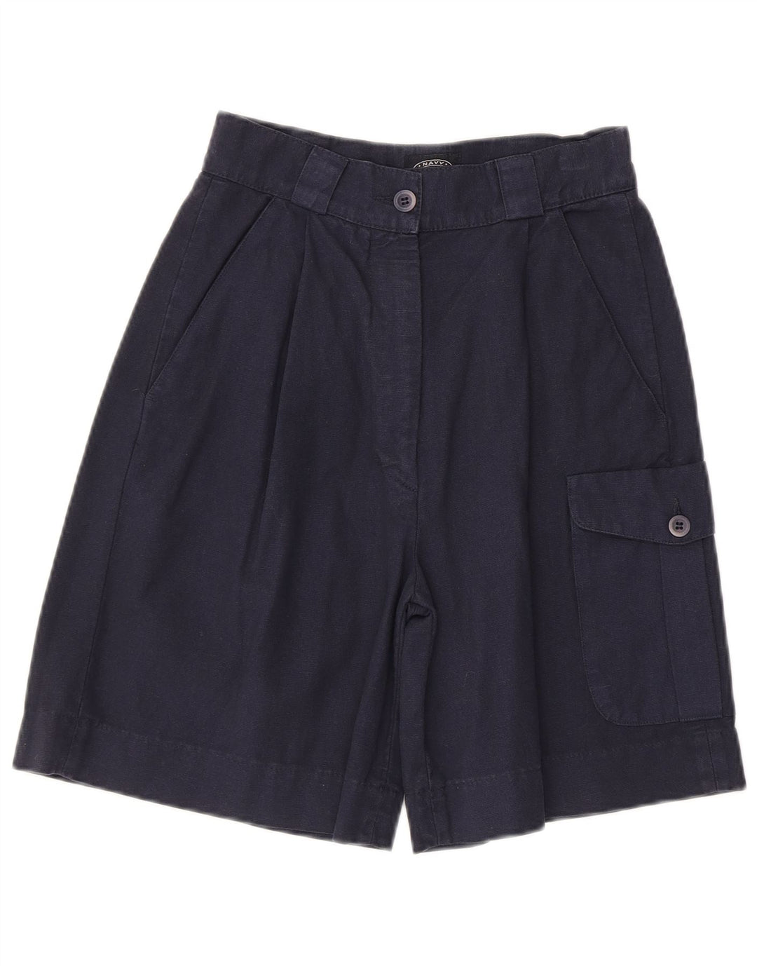 Navy γυναικείο ψηλόμεσο σορτς Cargo IT 40 Small W24 Navy Blue