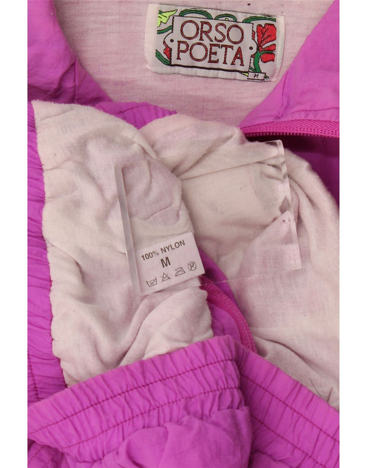 Ανδρική αθλητική φόρμα Orso Poeta Top Jacket Medium Pink Geometric Nylon
