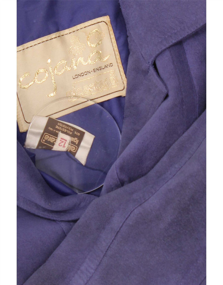 Γυναικείο πανωφόρι Cojana Faux Suede UK 12 Medium Purple Polyester