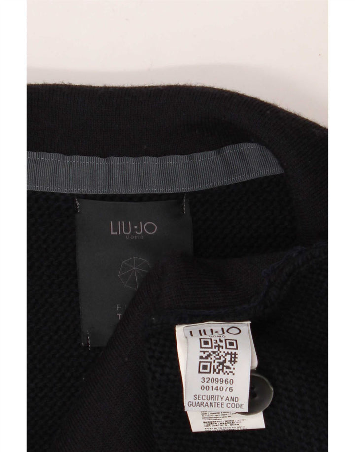 Liu Jo Ανδρικό σακάκι με 3 κουμπιά σακάκι UK 36 Small Navy Blue Acrylic