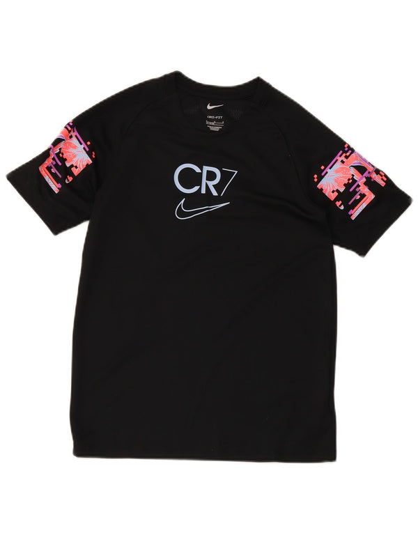 Γραφικό T-shirt Nike Boys Cristiano Ronaldo Top 12-13 Years Large Black