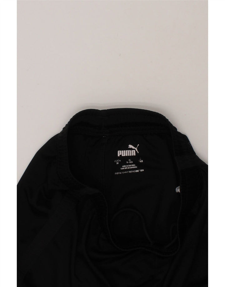 PUMA Boys Graphic Sport Shorts 9-10 Years  Black Polyester Vintage Puma and Second-Hand Puma from Messina Hembry 