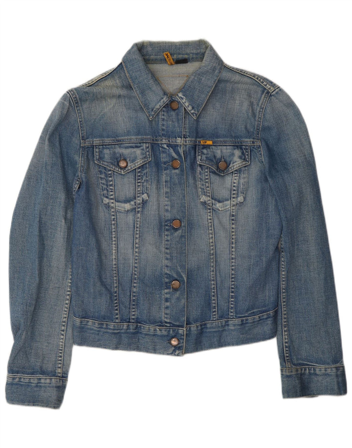 Meltin' Pot Γυναικείο Τζιν Μπουφάν UK 14 Medium Blue Cotton
