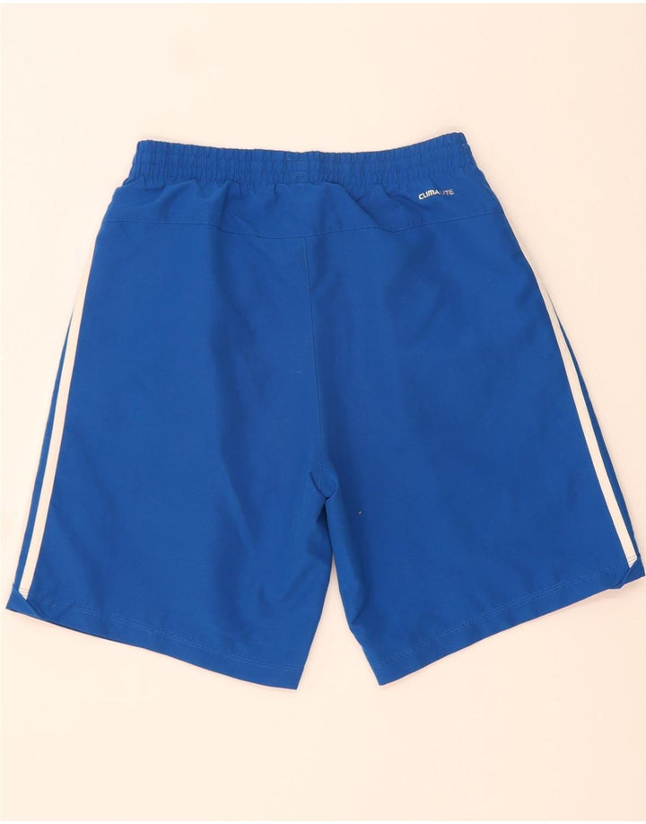 ADIDAS Mens Climalite Sport Shorts Small  Blue Polyester