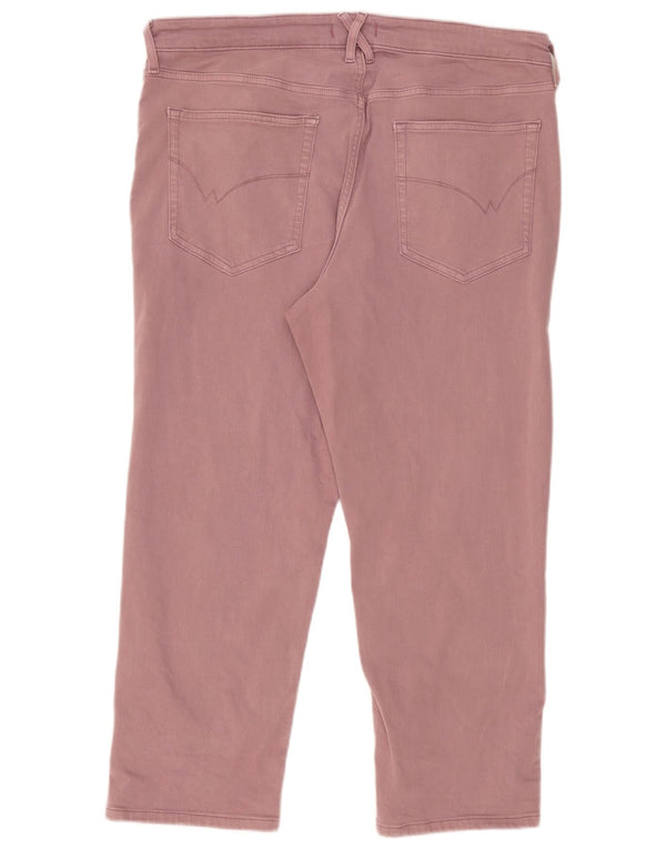 White Stuff Γυναικείο Cropped Jeans UK 18 XL W38 L25 Purple