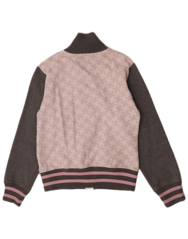 Sergio Tacchini Γυναικεία αθλητική φόρμα Top Jacket UK 14 Medium Grey Houndstooth