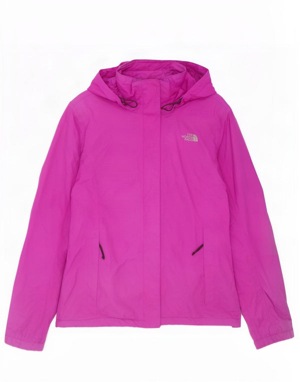 The North Face Womens Dryvent Hooded Rain Jacket UK 14 Medium Pink Nylon