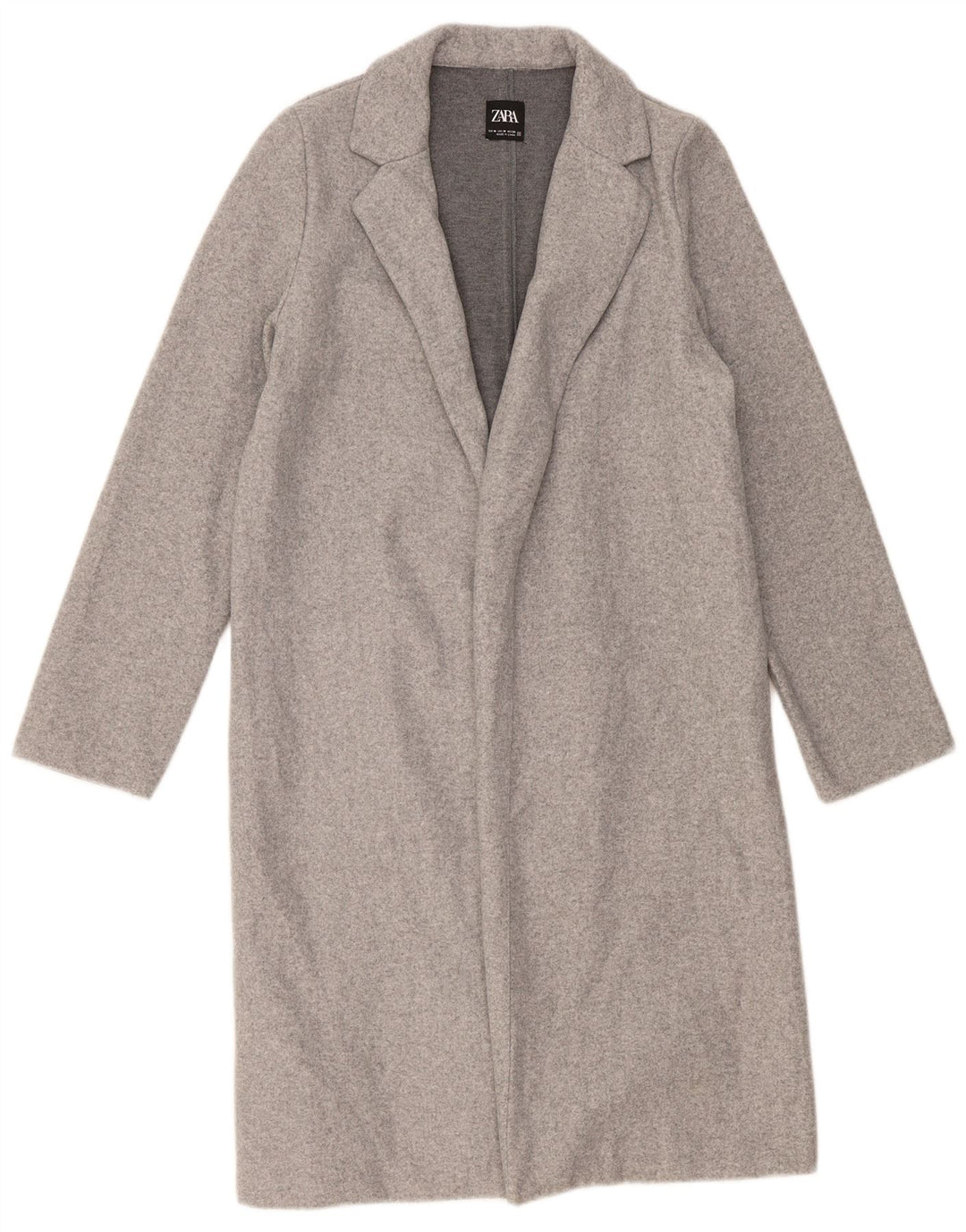 Zara Γυναικείο Open Coat UK 14 Medium Grey