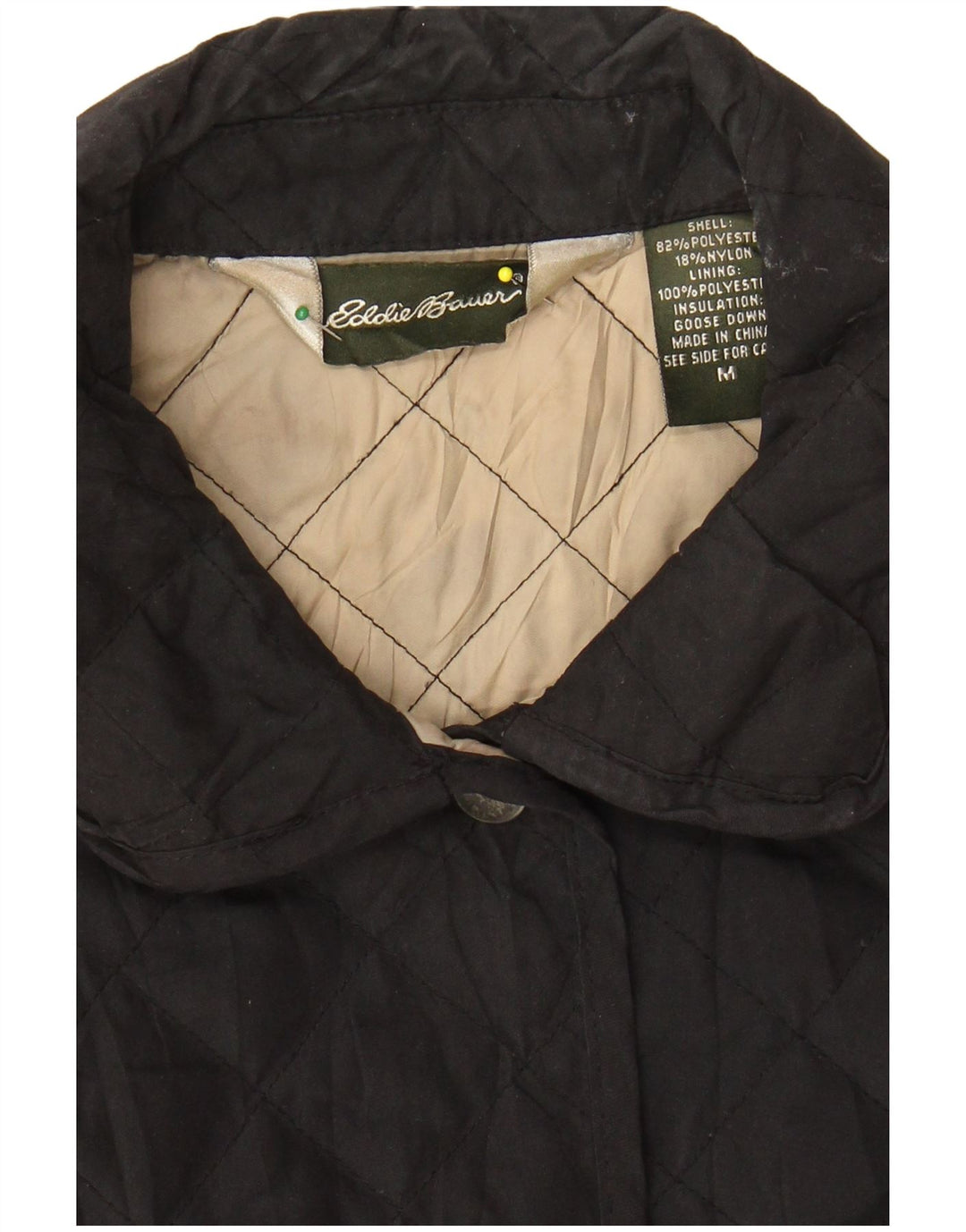 EDDIE BAUER Γυναικείο καπιτονέ μπουφάν UK 12 Μεσαίο Μαύρο Πολυεστέρας