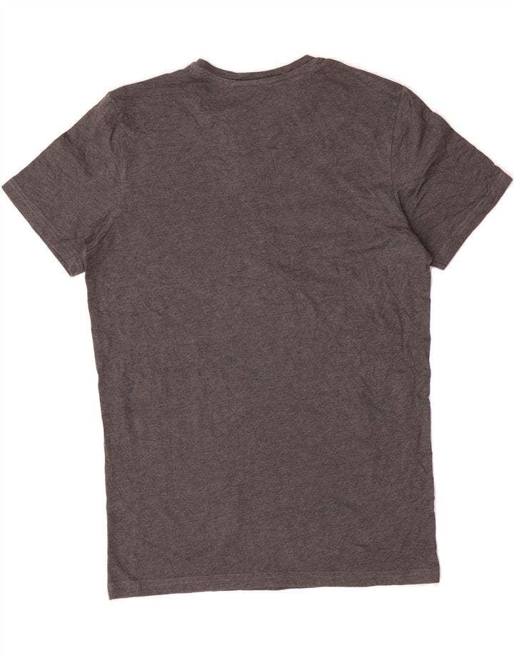 JACK & JONES Mens Graphic T-Shirt Top Medium Grey Cotton Vintage Jack & Jones and Second-Hand Jack & Jones from Messina Hembry 