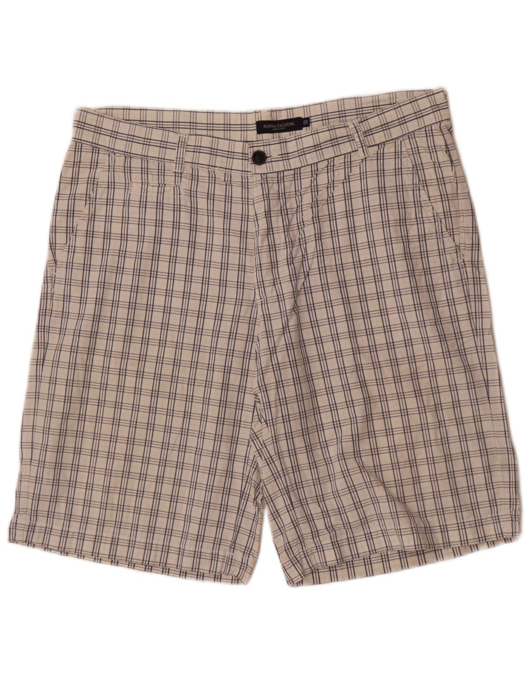 Ανδρικό σορτς Chino Marina Yachting IT 50 Large W36 White Check