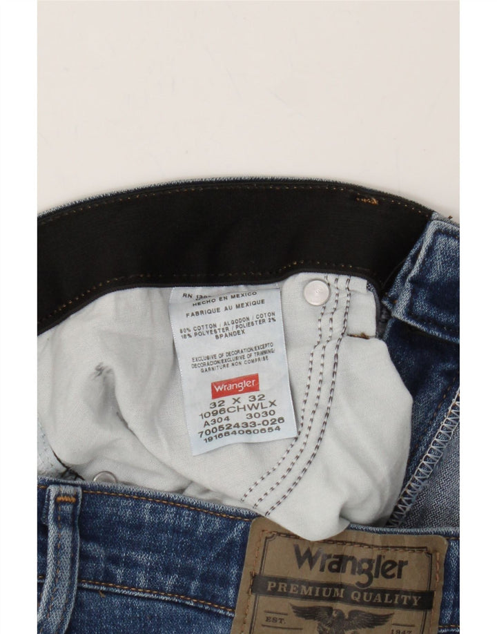 WRANGLER Womens Denim Shorts W32 Large Blue Cotton Vintage Wrangler and Second-Hand Wrangler from Messina Hembry 