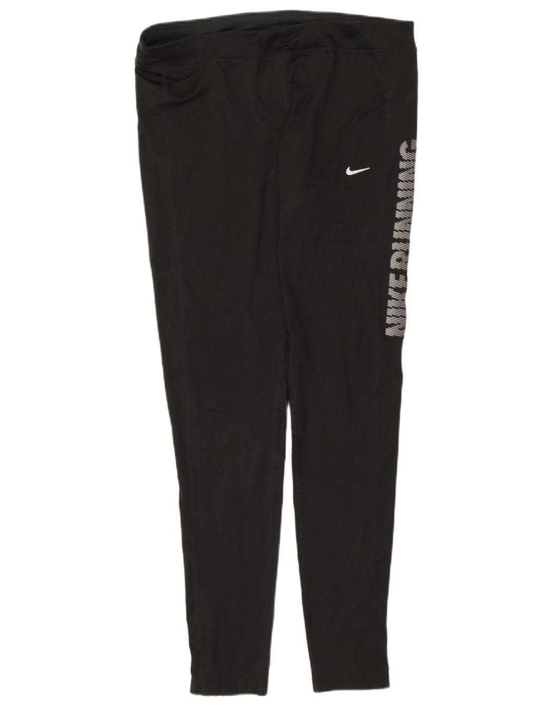 Γυναικεία γραφικά κολάν NIKE Dri Fit UK 18 XL Μαύρο Πολυεστέρας