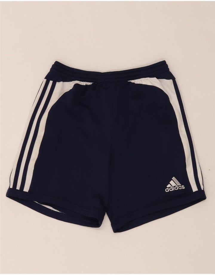 Γυναικείο αθλητικό σορτς ADIDAS Climalite UK 12 Medium Navy Blue Colorblock