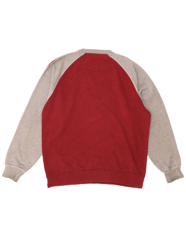 Ανδρικό φούτερ ASICS Jumper Μεσαίο κόκκινο χρώμα, βαμβακερό