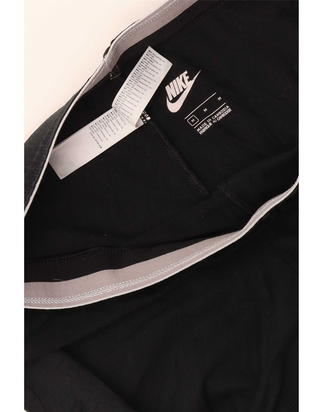 Γυναικείο κολάν Nike UK 12 μεσαίο μαύρο βαμβακερό