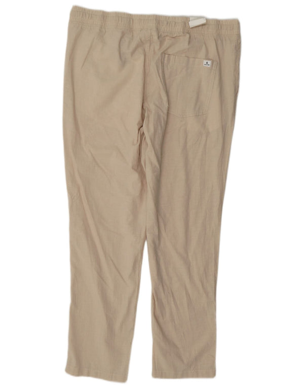 Jack & Jones Ανδρικό Carrot Chino Παντελόνι XL W38 L30 Μπεζ βαμβακερό
