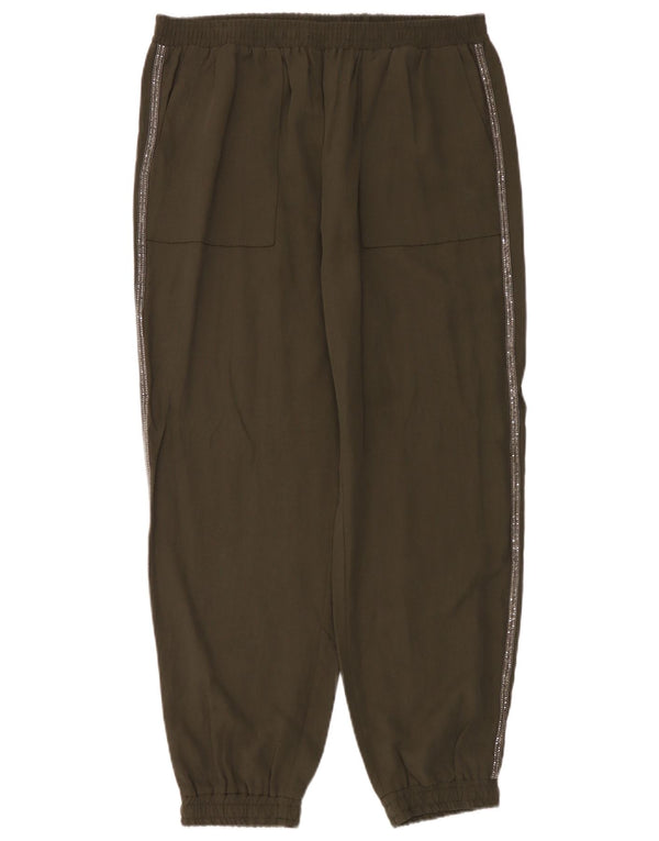 Zara Γυναικείο Joggers Casual Παντελόνι Large W32 L28 Khaki