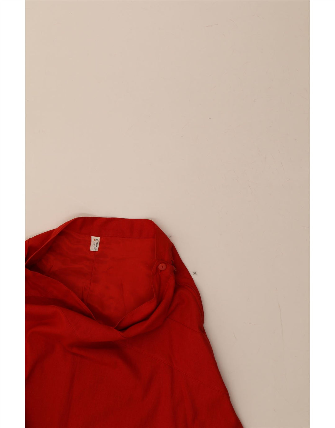 VINTAGE Womens A-Line Skirt IT 46 Large W32  Red Polyester Vintage Vintage and Second-Hand Vintage from Messina Hembry 