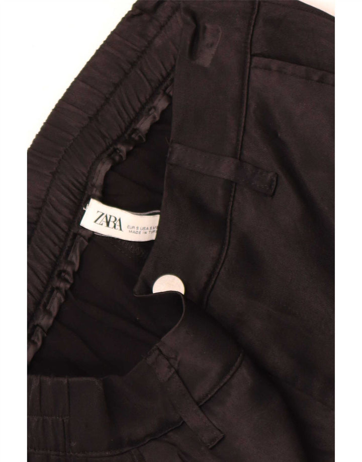 Zara Γυναικείο Παντελόνι Joggers Cargo Small W26 L28 Μαύρο