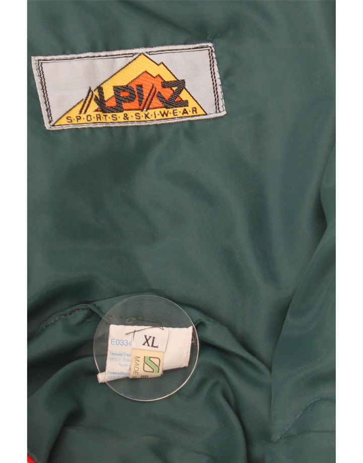 Vintage ανδρικό μπουφάν σκι UK 42 XL κόκκινο πολυεστέρα