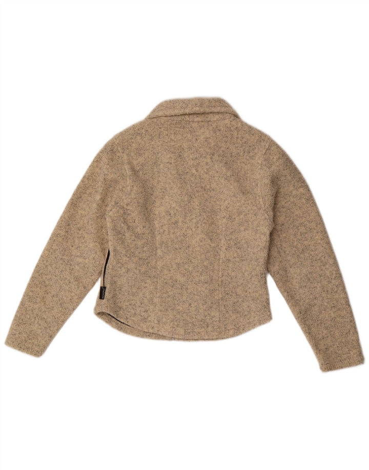 Jack Wolfskin Γυναικεία ζακέτα UK 10 Small Beige Flecked Polyester