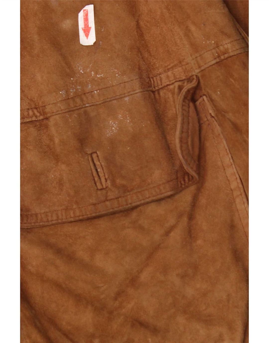 Vintage Ανδρικό Suede Bomber Jacket UK 42 XL Καφέ Δερμάτινο