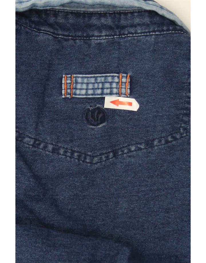 Fat Face Ανδρικό Πόλο Μπλουζάκι XL Navy Blue βαμβακερό