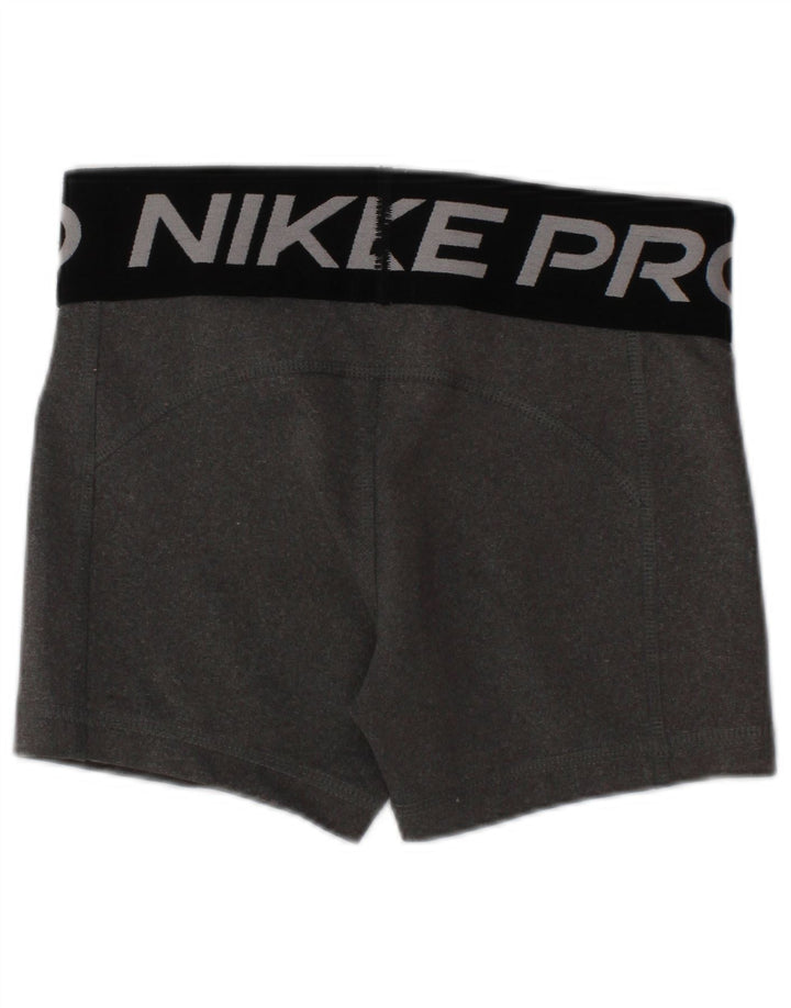 Γραφικό αθλητικό σορτς NIKE Girls Dri Fit 6-7 ετών XS Grey Polyester