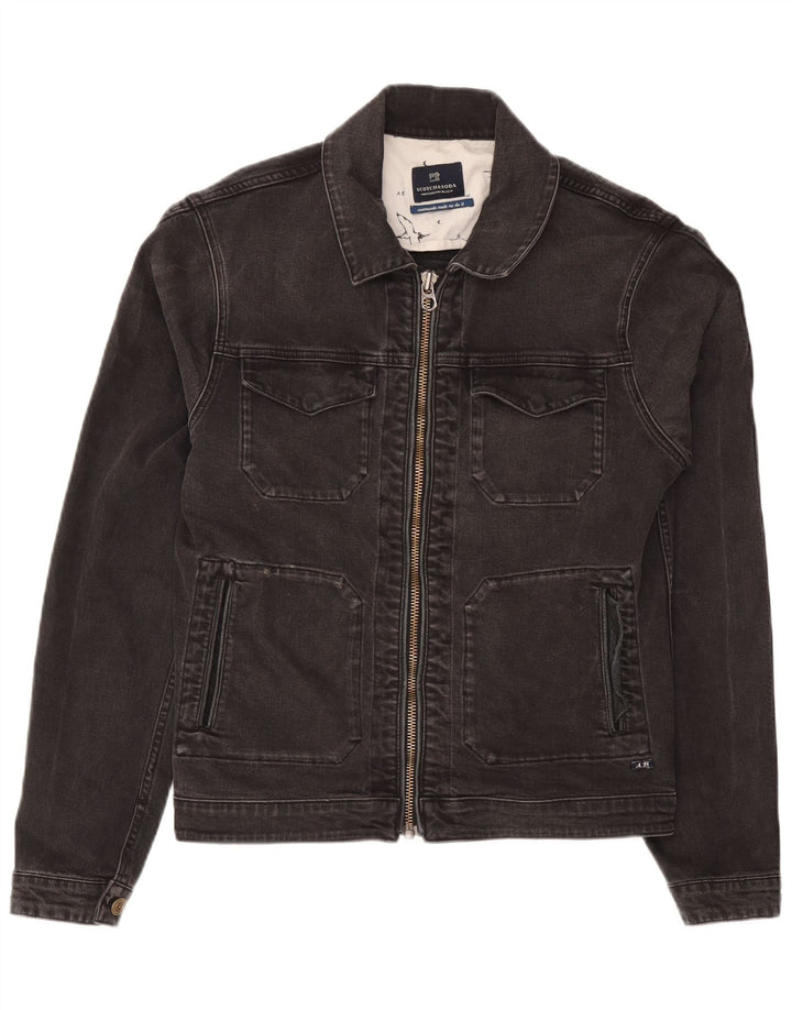 Γυναικείο τζιν μπουφάν Scotch & Soda UK 16 Large Grey Cotton