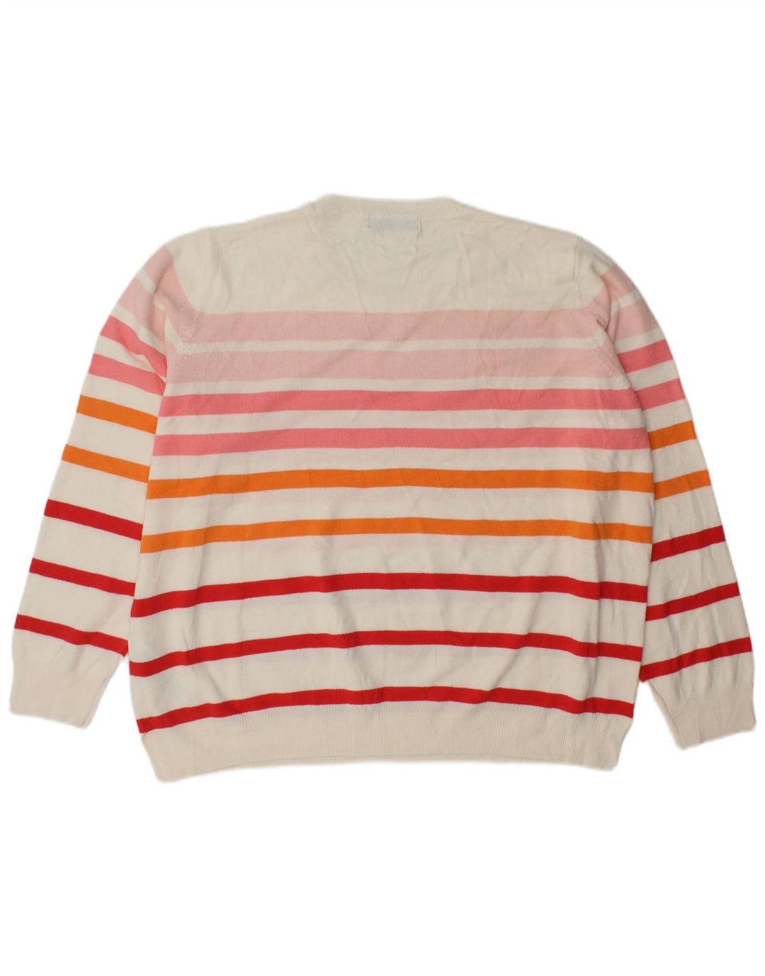 Marks & Spencer Γυναικείο πουλόβερ με λαιμόκοψη UK 22 3XL πολύχρωμο