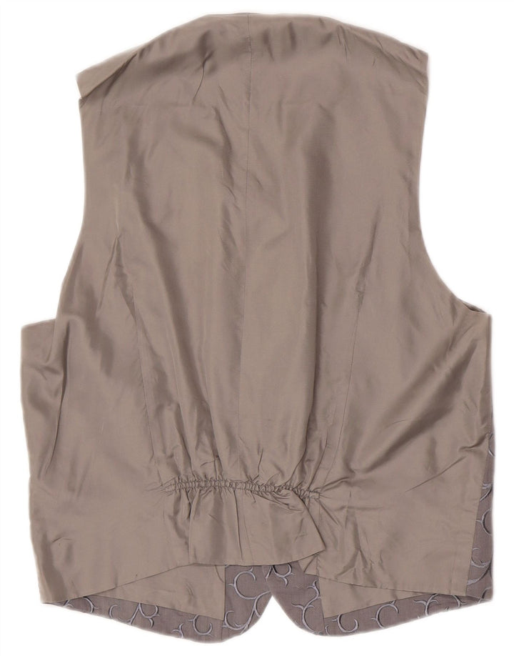 Vintage ανδρικό γιλέκο Medium Grey Paisley