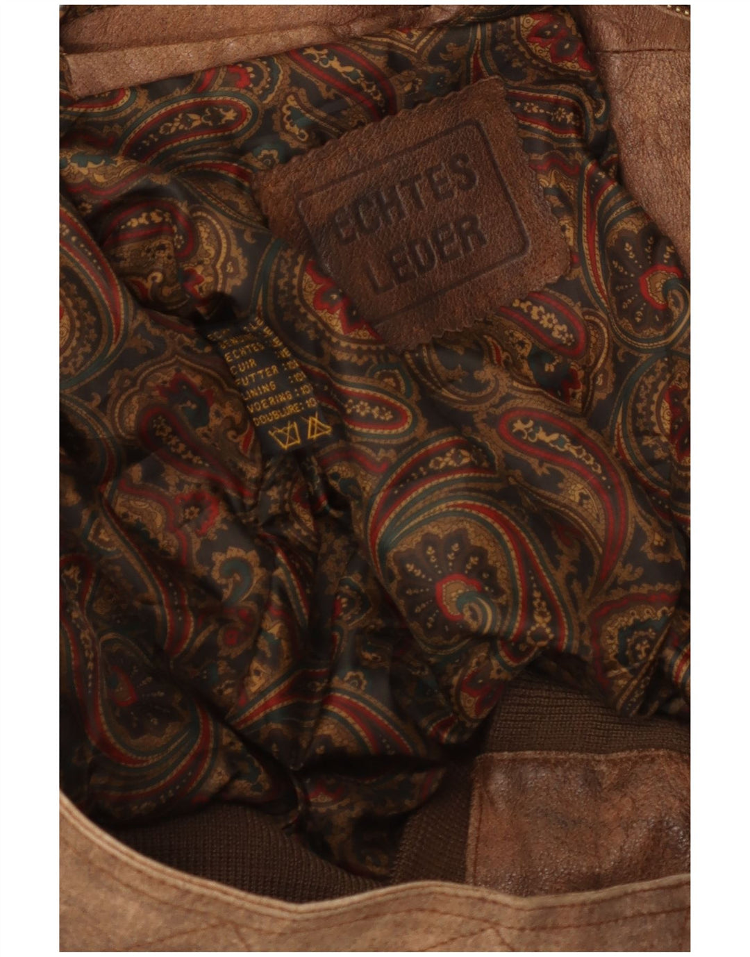 Vintage Ανδρικό Δερμάτινο Μπουφάν UK 42 XL Καφέ Δερμάτινο