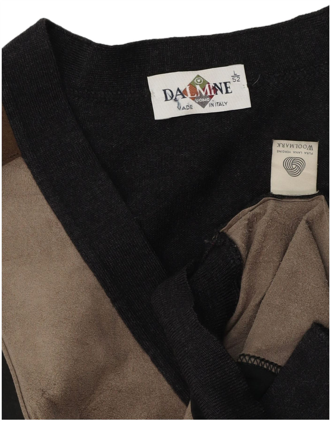 Ανδρικό πουλόβερ DALMINE Ζακέτα IT 52 Large Grey Colourblock