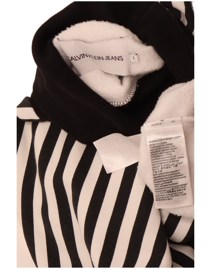 CALVIN KLEIN JEANS Γυναικείο φούτερ μεγάλου μεγέθους Jumper UK 14 μεγάλο μαύρο