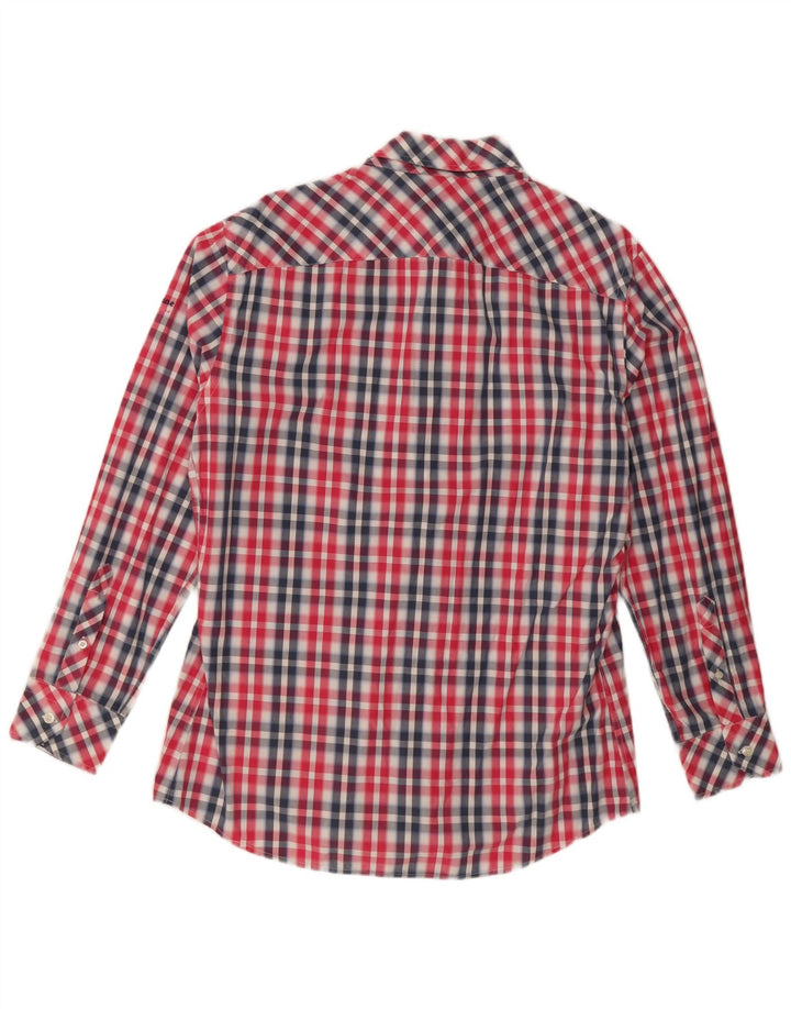 Ανδρικό πουκάμισο Harmont & Blaine XL Pink Check Cotton