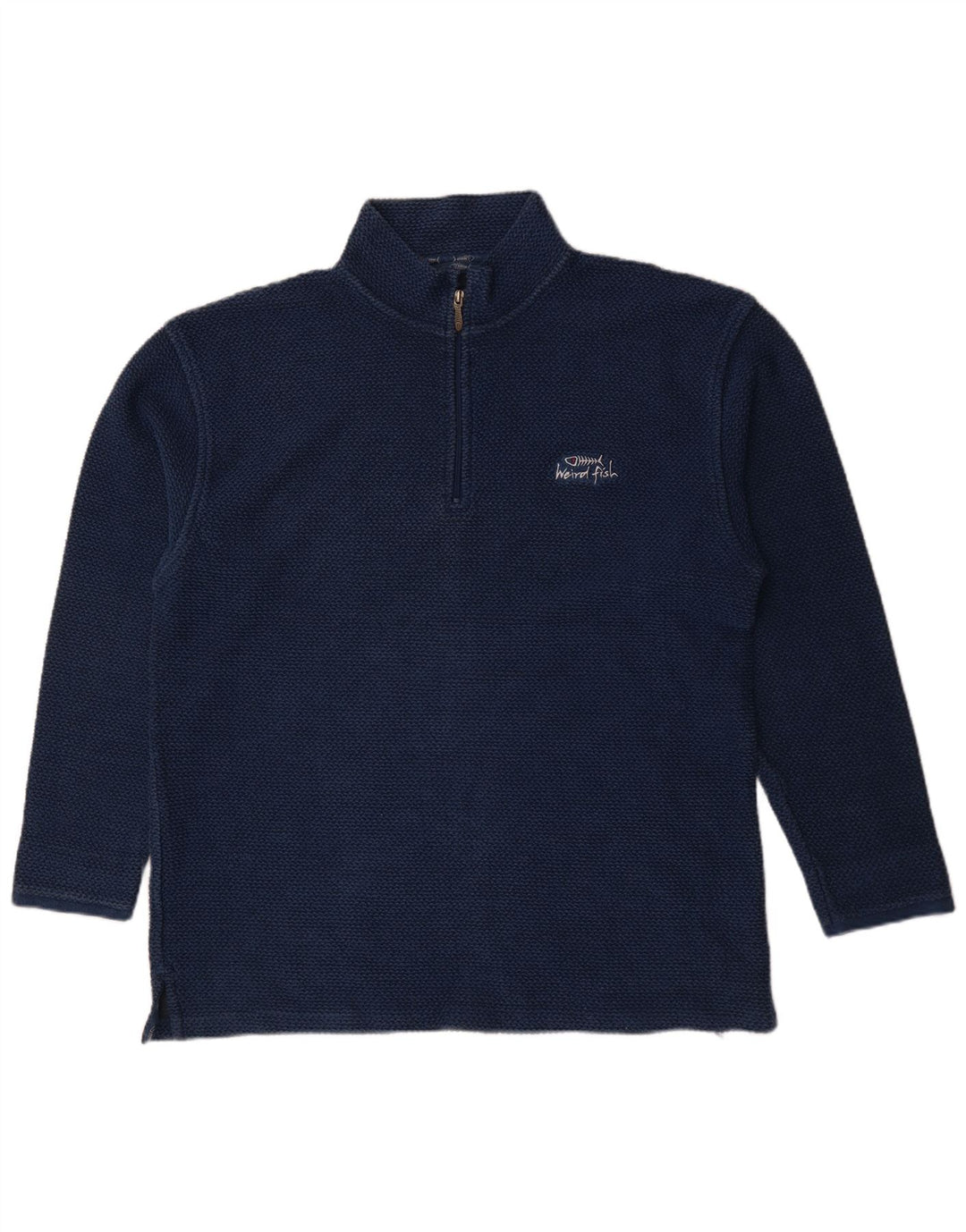 Ανδρικό φούτερ Weird Fish με φερμουάρ Jumper 2XL Navy Blue Cotton