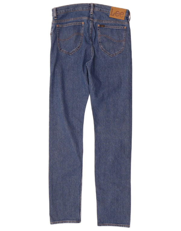 Lee Womens Rider Skinny Jeans W30 L34 Blue Cotton