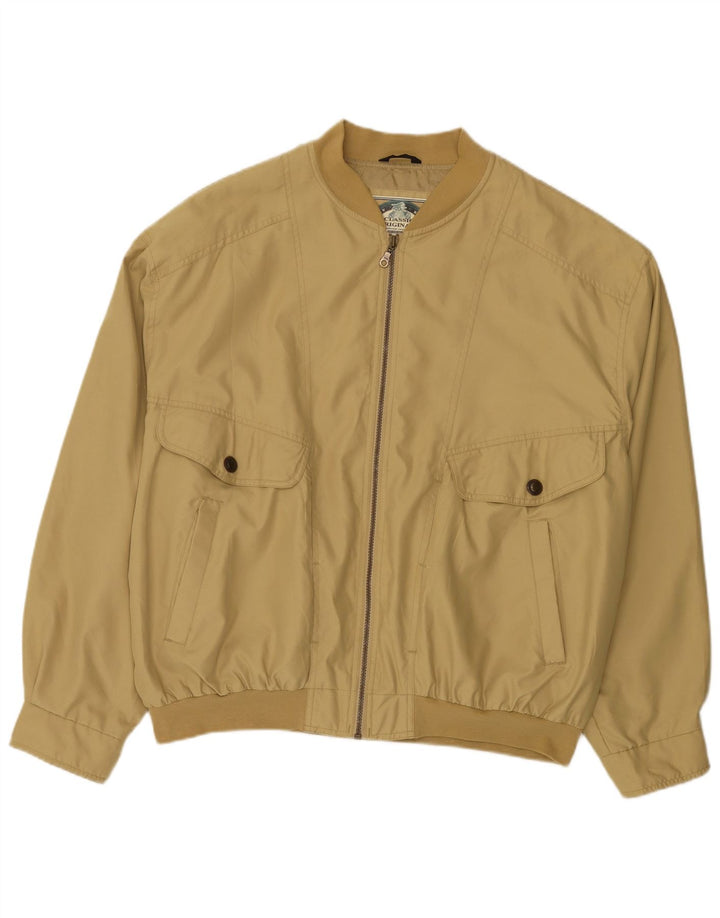 Ανδρικό μπουφάν C & A Bomber IT 58 4XL Beige Polyester