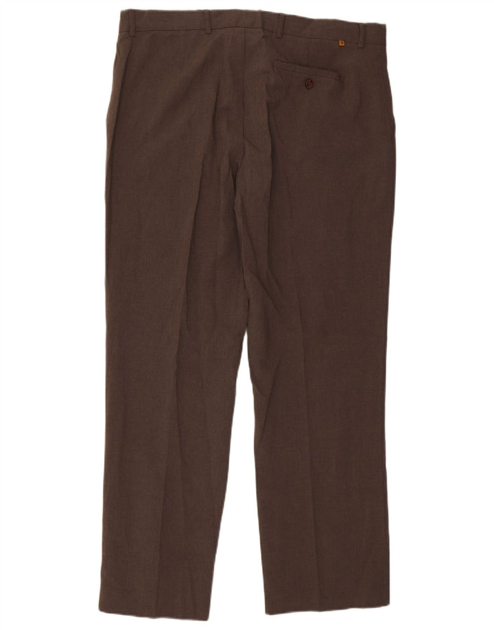 Farah Ανδρικό ίσιο παντελόνι Chino W40 L31 Καφέ Πολυεστέρας