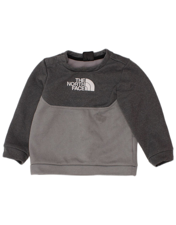 THE NORTH FACE Baby Boys Full Tracksuit 18-24 Months Grey Colourblock