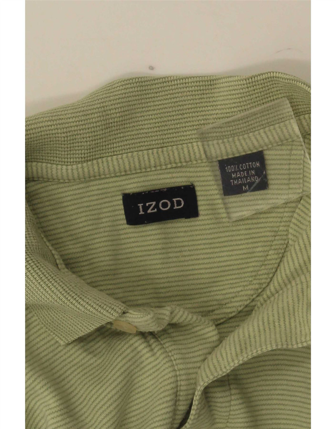 Ανδρικό μπλουζάκι πόλο Izod, βαμβακερό με μεσαίο πράσινο ρίγες