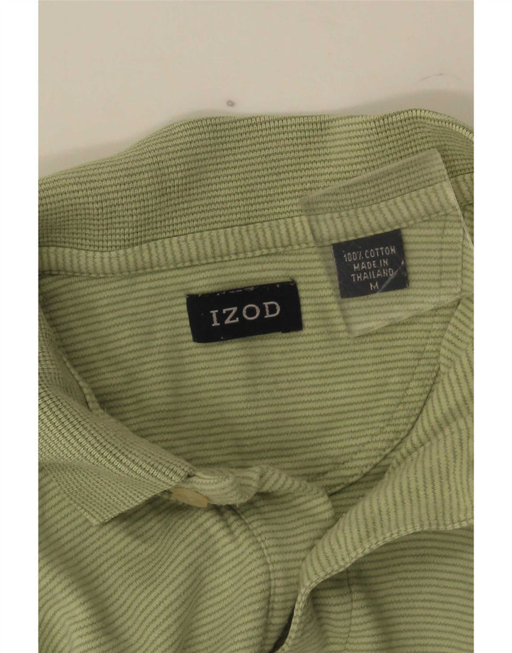 Ανδρικό μπλουζάκι πόλο Izod, βαμβακερό με μεσαίο πράσινο ρίγες