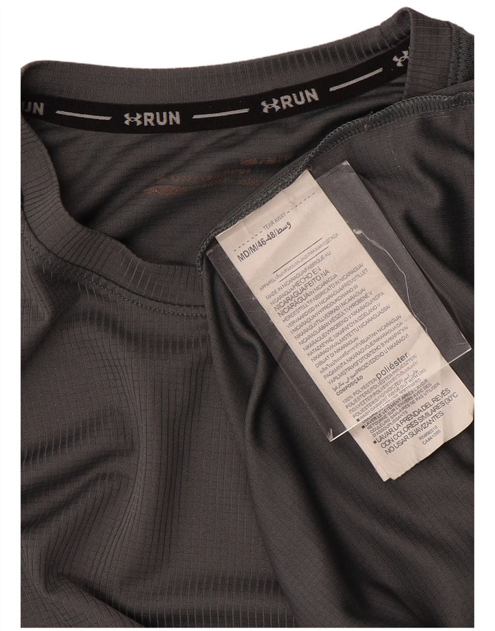 Γραφικό μπλουζάκι UNDER ARMOR Ανδρικό γραφικό μπλουζάκι με μεσαίο γκρι πολυεστέρα