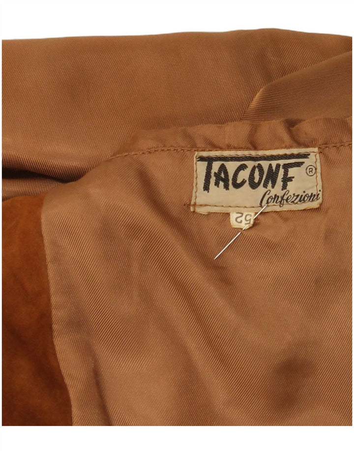 Vintage Ανδρικό Suede Bomber Jacket IT 52 XL Brown