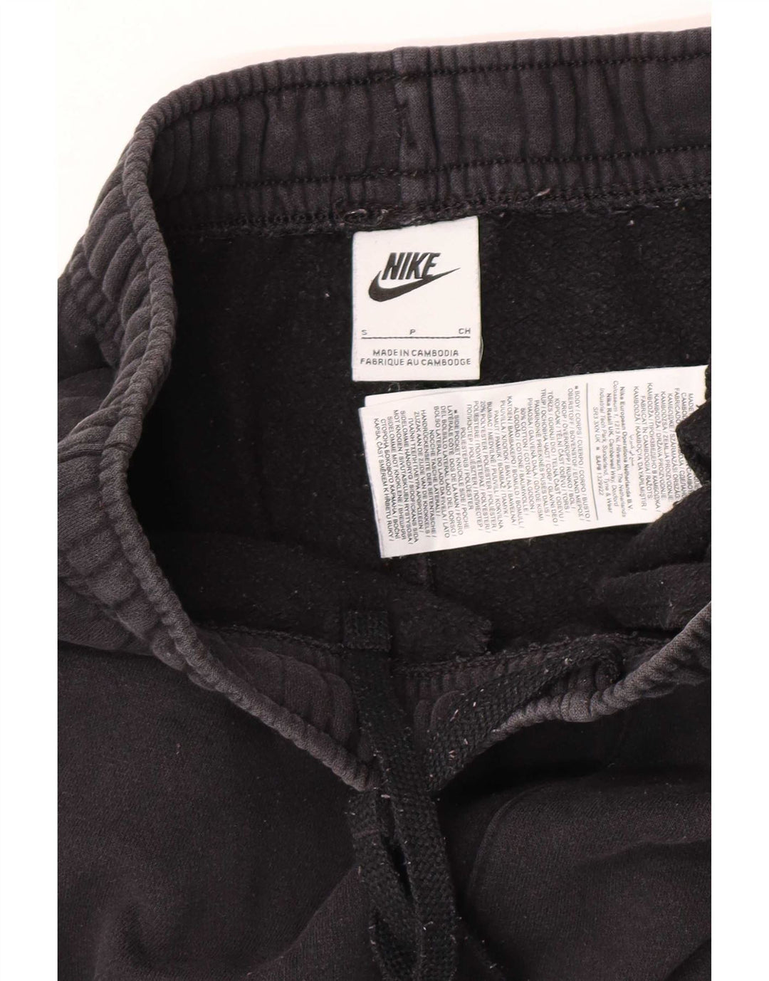 Ανδρική φόρμα Nike Cargo Παντελόνι Joggers Μικρό μαύρο βαμβακερό