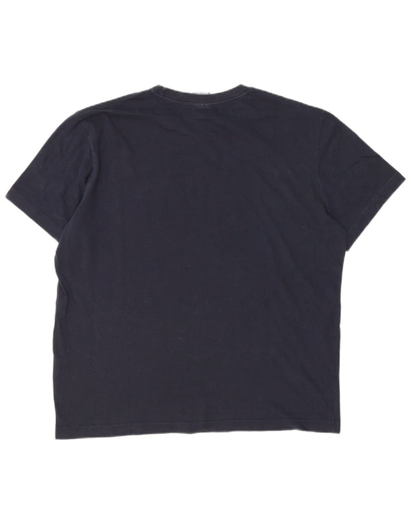 Ανδρικό T-Shirt Champion Top Large Navy Blue από βαμβάκι